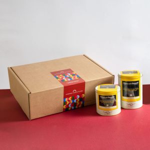 Caixa de cartão natural